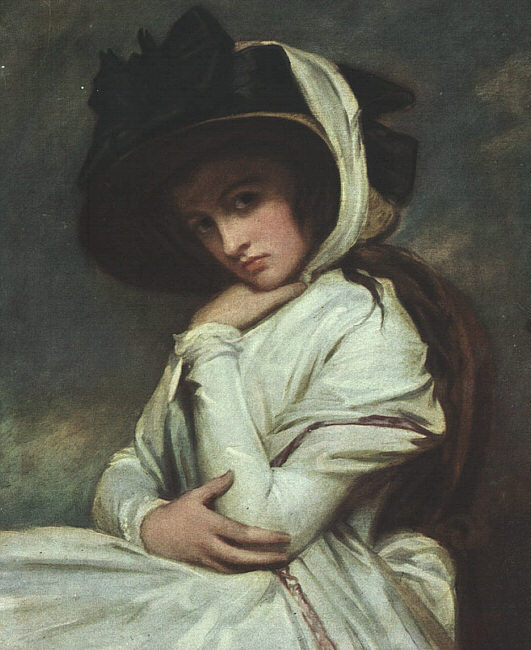 Lady Hamilton in a Straw Hat